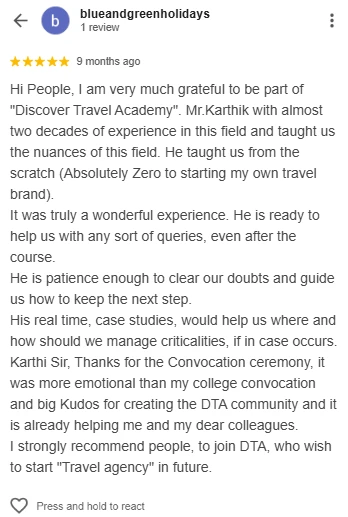 DTA Reviews (9)